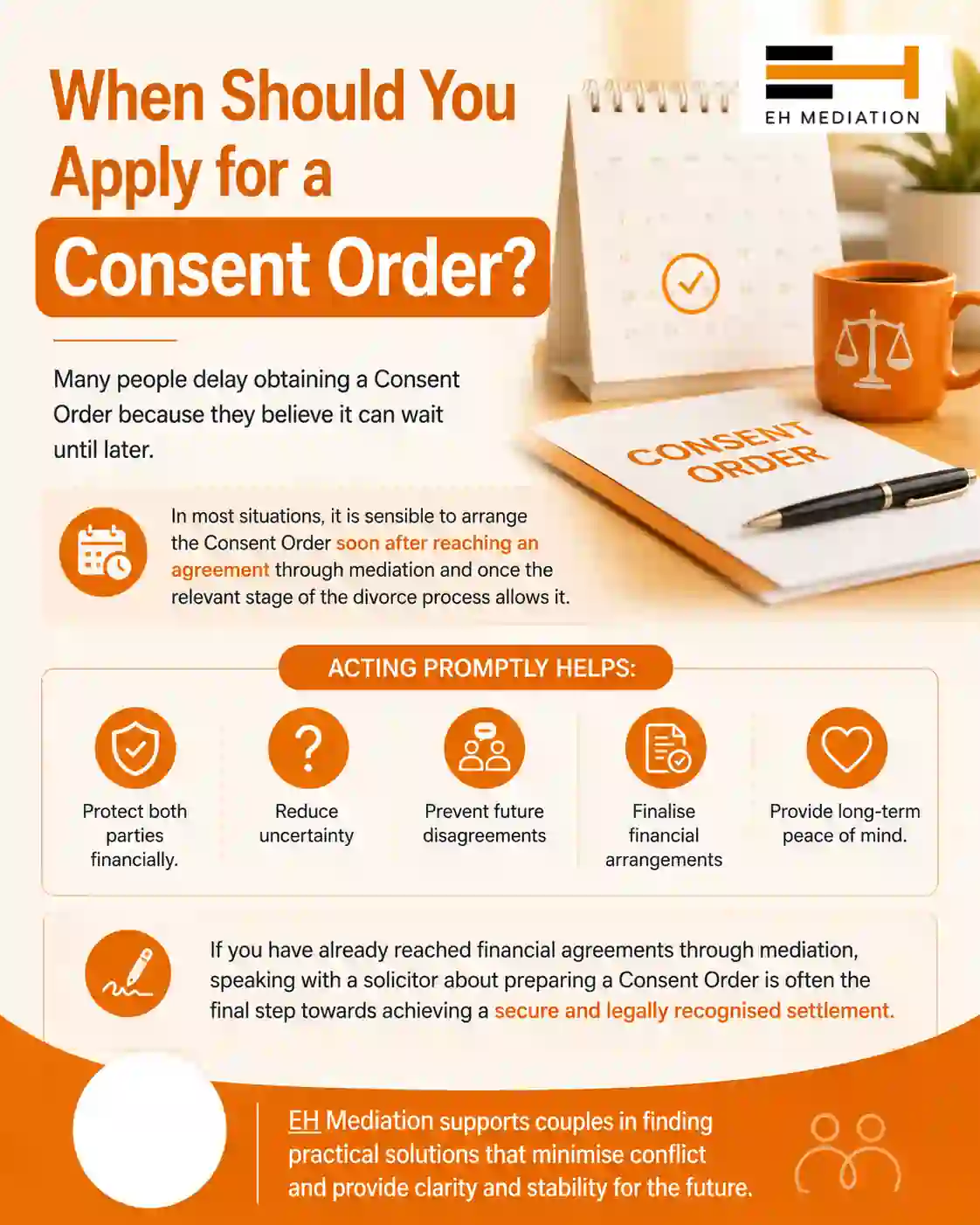 When Should You Apply for a Consent Order Glastonbury?